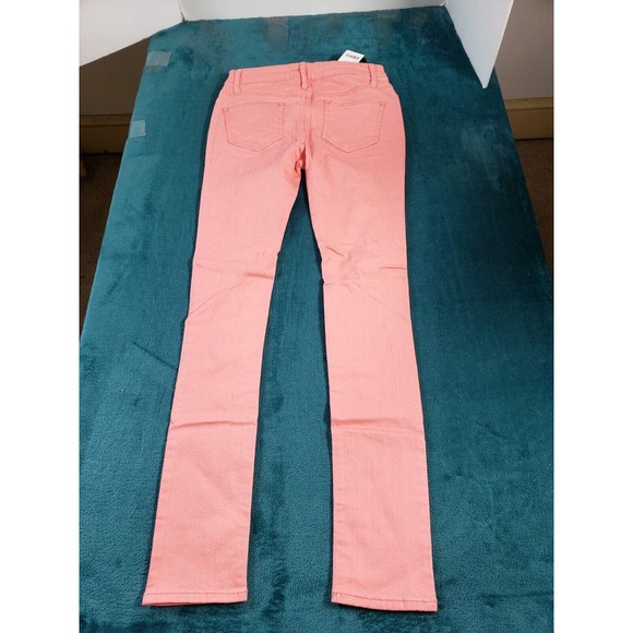 Soho Babe Jeans Sz 5 Womens Pink Mid Rise Skinny Distressed Stretch Ladies NWT - Picture 11 of 12